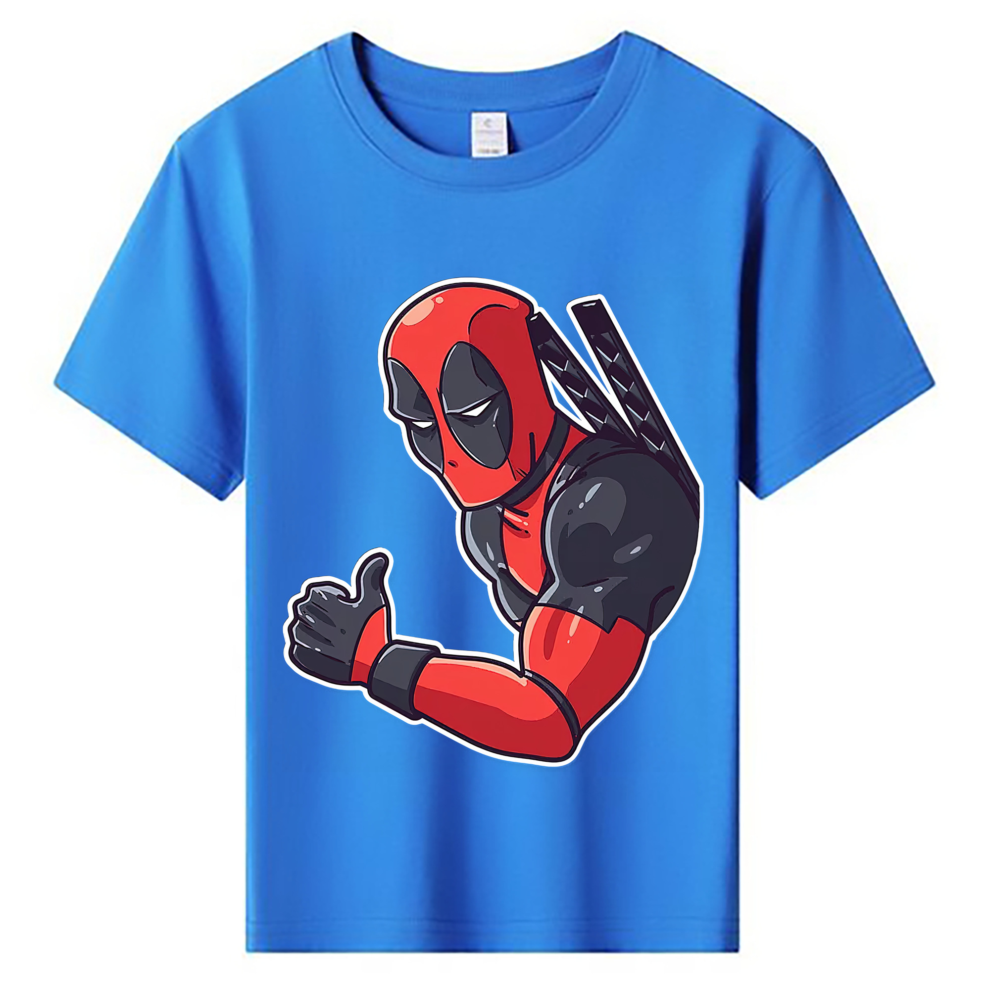 （画像用） Deadpool デッドプール 綿100％キッズTシャツ（フロントプリント）